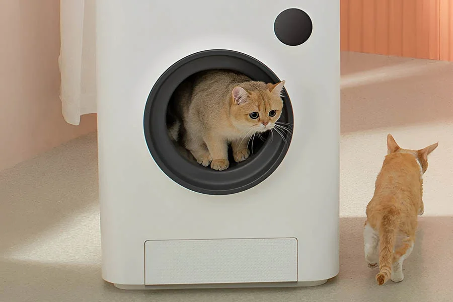 small automatic litter box