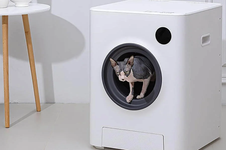 small automatic litter box