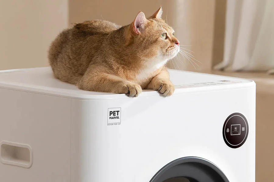 small automatic litter box